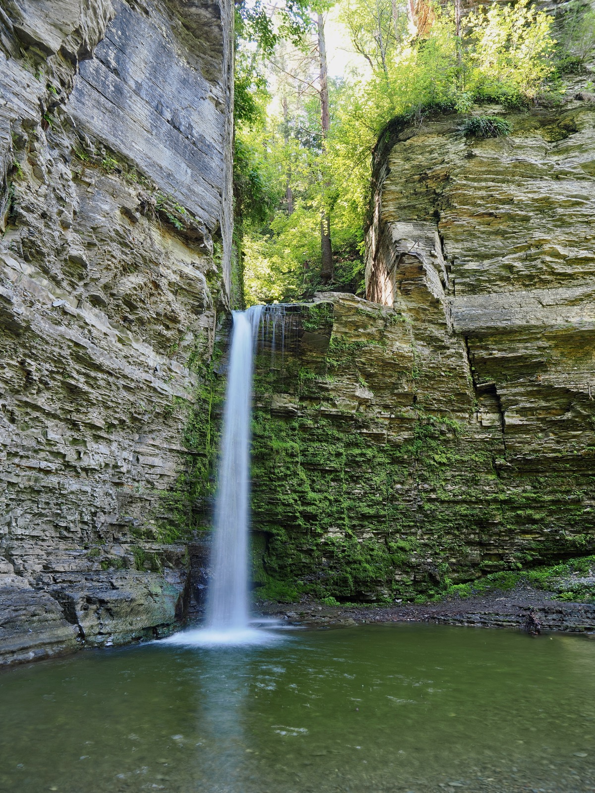 Waterfall at Havana Glen Park in Montour Falls, NY