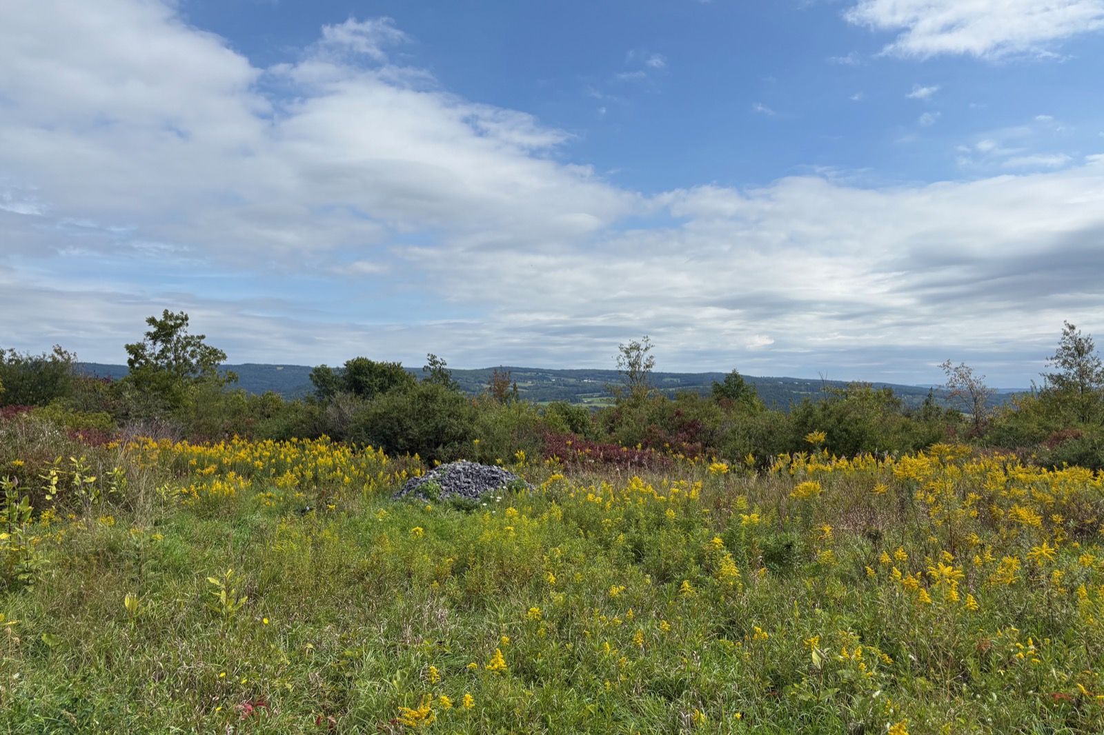 From the top of Satterly Hill in Burdett, NY looking east toward Foots Hill.