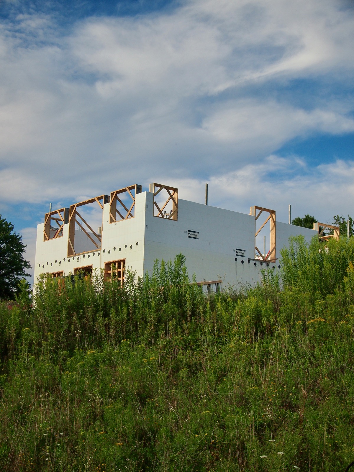 ICF home under construction.